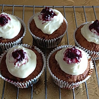 蓝莓果酱Gluten Free Cupcake的做法图解6
