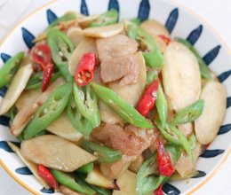 茭白炒肉片，健康美味很下饭的做法