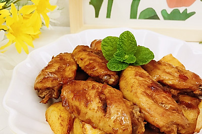 土豆烤鸡翅