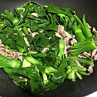 芥蓝炒牛肉的做法图解8