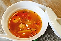 罗勒西红柿鱼片土豆汤的做法