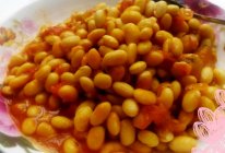 茄汁黄豆米的做法