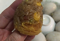五彩糯米盐蛋的做法
