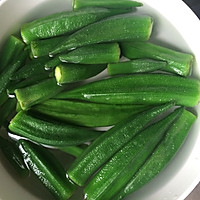 蒜香秋葵的做法图解3