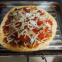 培根虾披萨的做法图解14
