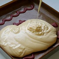 原创｜囍字蛋糕卷不开裂完美毛巾面的做法图解10