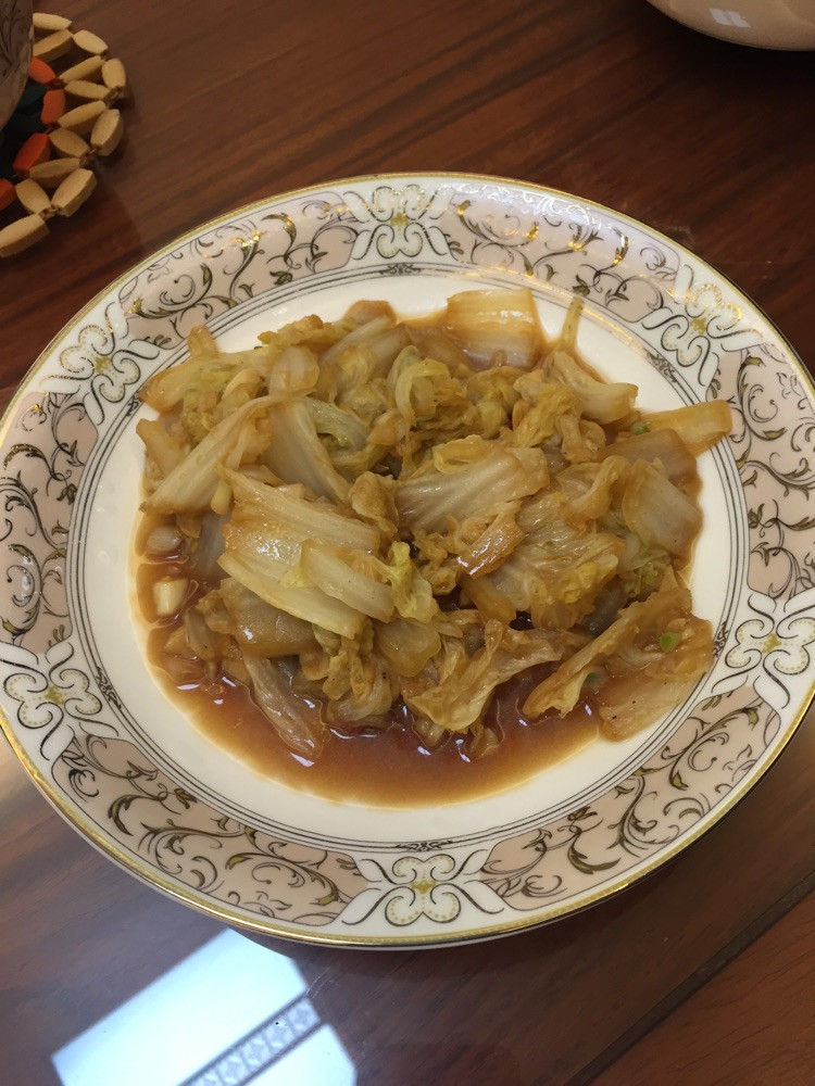 素炒白菜的做法