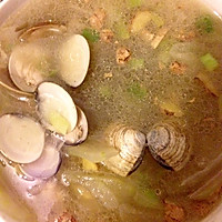 冬瓜蛤蜊汤的做法图解1