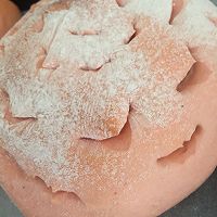 樱花粉色麻薯红豆沙软欧包的做法图解11