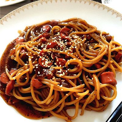 黑椒意面