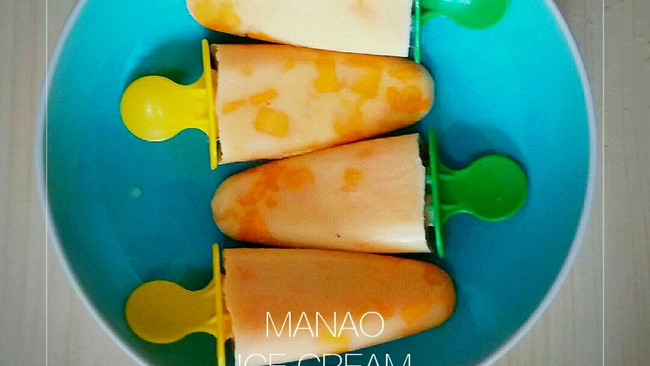 芒果牛奶冰 Mango ice cream的做法