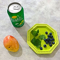 #夏日撩人滋味#蓝莓芒果薄荷特饮的做法图解1