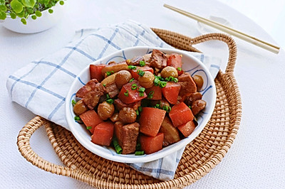 板栗胡萝卜炖肉