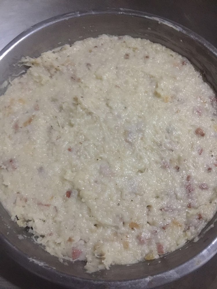 虾米肉粒萝卜糕的做法