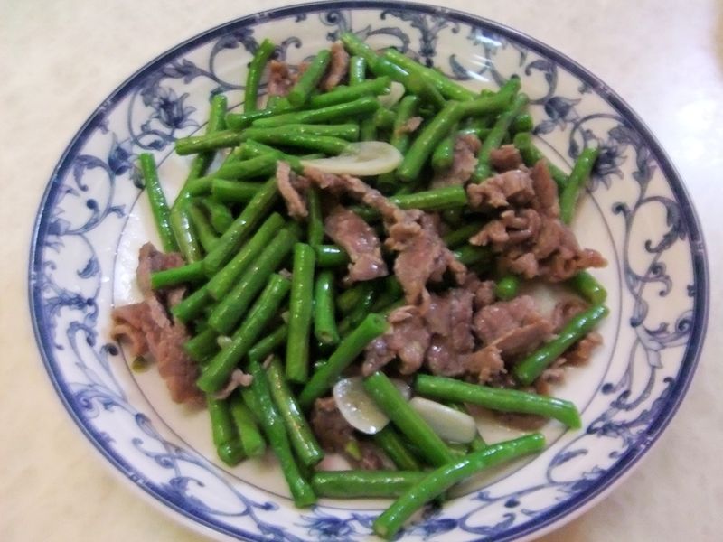 牛肉炒豆角