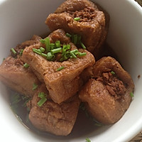 豆爱小肉球：油豆腐包肉的做法图解4