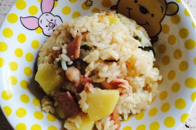 【球小厨】培根土豆焖饭
