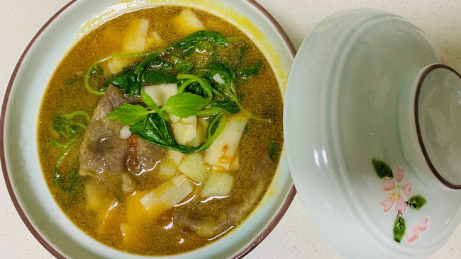 #520，美食撩动TA的心！#新疆丫头的美味汤饭的做法