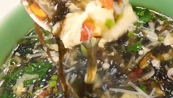 金针菇紫菜汤