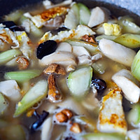 素食记—丝瓜菌菇炖的做法图解6