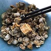腐乳双绿炒贻贝的做法图解3