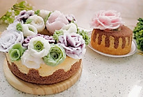 粘米粉花边蛋糕&抖动花型奶冻裱花的做法