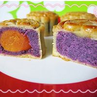 广式紫薯蛋黄月饼的做法图解31