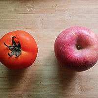 【果蔬汁】西红柿苹果汁的做法图解1