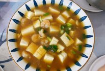 清甜鲜香的虾仁烩豆腐的做法