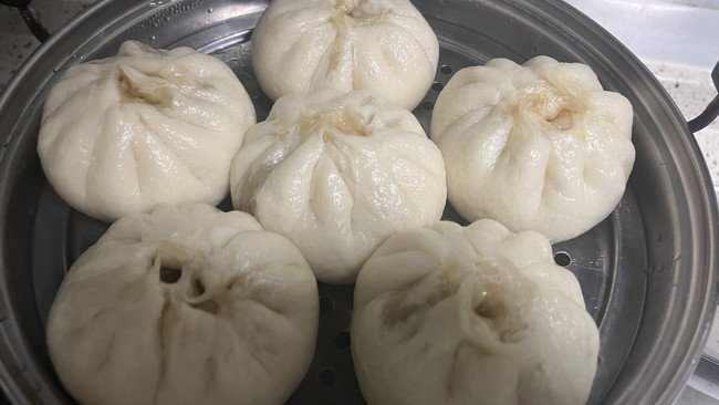 猪肉芽菜包的做法