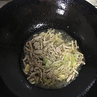 扁豆丝炒肉的做法图解6