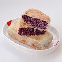 手抓饼版淄博紫米饼的做法图解18