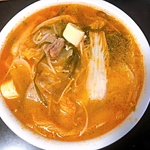 家庭版韩式泡菜汤