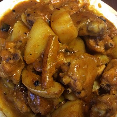 咖喱鸡翅炖土豆