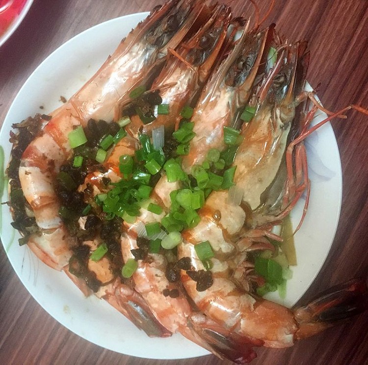 豉汁蒸大虾的做法