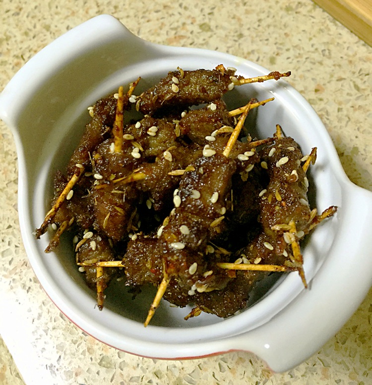 牙签牛肉的做法图解6