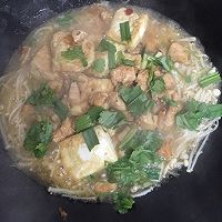 炸豆腐鸡肉炖金针菇的做法图解4