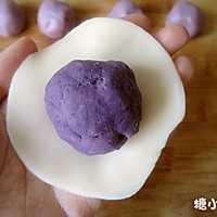 【紫薯冰皮月饼】的做法图解7