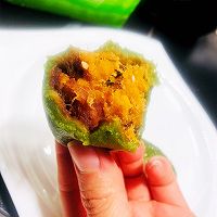 咸蛋黄—青团的做法图解10