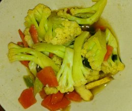 清炒菜花的做法
