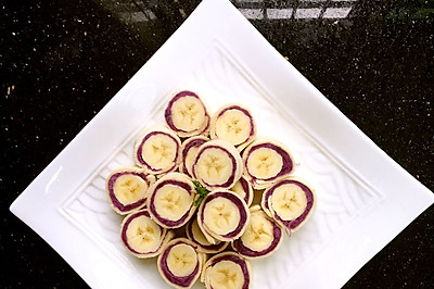 紫薯香蕉吐司卷