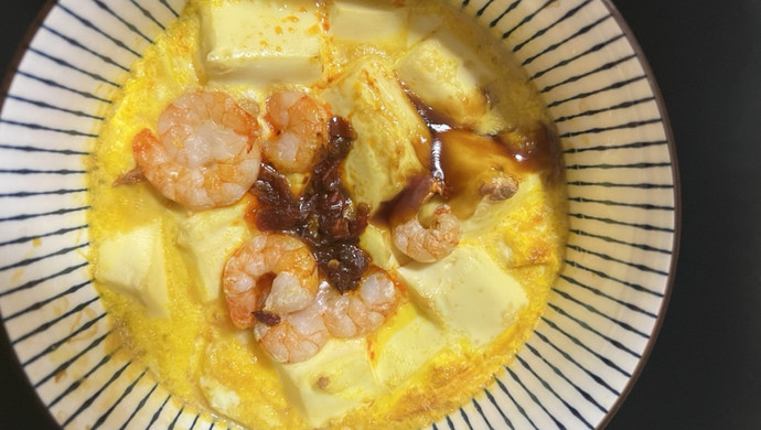 虾仁内脂豆腐