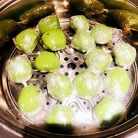 咸蛋黄—青团的做法图解8