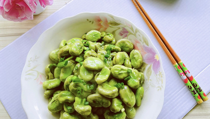 清炒蚕豆
