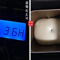 面包机版葡萄干土司的做法图解5