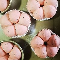 樱花火龙果软欧面包的做法图解7