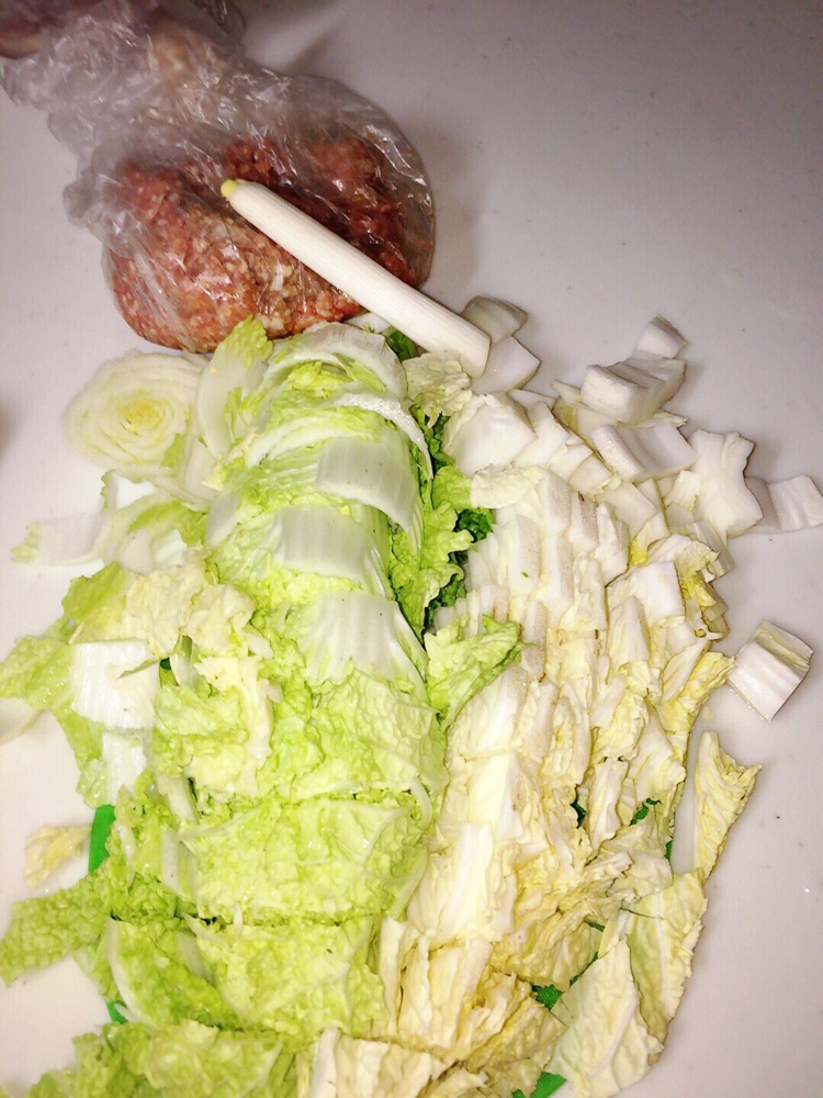 肉糜娃娃菜的做法图解2