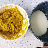 #一道菜表白豆果美食#双色发糕的做法图解3