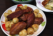 茄汁焖鸡翅鹌鹑蛋的做法