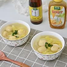 #太太乐鲜鸡汁芝麻香油#鸡汁白菜汤